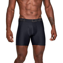 Load image into Gallery viewer, Under Armour Men's Tech 6-inch Boxerjock 2-Pack , Black (001)/Black , X-Large
