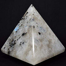Load image into Gallery viewer, Energized Gemstones Pyramids Approx 1.75-2" Inches - Healing Gemstone Crystals - Lapis Crystal Quartz Green Jade Fluroite Iolite Pyrite Aventurine Amethyst Tourmaline Citrine (Moonstone)