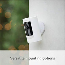 Load image into Gallery viewer, Ring Stick Up Cam Battery HD security camera with two-way talk, Works with Alexa - White