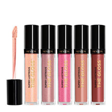 Load image into Gallery viewer, Lip Gloss Set by Revlon, Super Lustrous 5 Piece Gift Set, Non-Sticky, High Shine, Cream & Pearl Finishes, Pack of 5