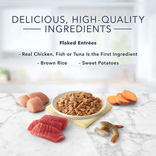 Load image into Gallery viewer, Blue Buffalo Tastefuls Natural Flaked Wet Cat Food Variety Pack, Tuna, Chicken and Fish & Shrimp Entrées in Gravy 5.5-oz Cans (12 Count - 4 of Each)