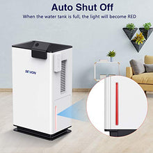 Load image into Gallery viewer, SEAVON Upgraded Dehumidifiers for Home, Up to 5300 cubic Feet (560 sq. ft) Dehumidifiers for High Humidity with Remote Control, 2000ml Ultra Quiet Portable Dehumidifiers with Two-Mode, Auto Shut Off for Basement, Bathroom, RV, Office