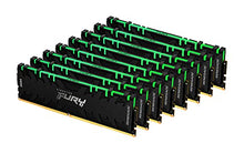 Load image into Gallery viewer, Kingston FURY Renegade RGB 256GB (8x32GB) 3200MHz DDR4 CL16 Desktop Memory Kit of 8 KF432C16RBAK8/256