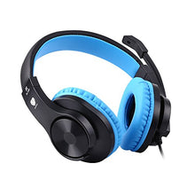 Load image into Gallery viewer, BlueFire 3.5mm PS4 Gaming Headset Bass Stereo Over-Ear Gaming Headphone with Microphone and Volume Control Compatible with PS4, New Xbox One, Xbox One S, Xbox One X, Nintendo Switch, PC(Blue)