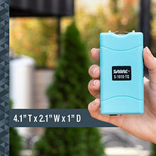 Load image into Gallery viewer, SABRE Stun Gun with Painful 1.160 µC Charge, 120 Lumens, Rechargeable with LED Flashlight, Includes Belt Holster and Safety Switch