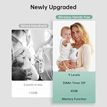 Load image into Gallery viewer, TSRETE Breast Pump, Double Wearable Breast Pump, Electric Hands-Free Breast Pumps with 2 Modes, 9 Levels, LCD Display, Memory Function Rechargeable with Massage and Pumping Mode 24mm Flange-Green