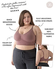 Load image into Gallery viewer, Kindred Bravely Simply Sublime Busty Seamless Nursing Bra for F, G, H, I Cup | Wireless Maternity Bra (Twilight, XX-Large-Busty)
