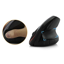 Load image into Gallery viewer, Keturi Ergonomic Wireless Vertical Mouse Charging Mouse Designed Specifically for Gaming.Portable Mobile Optical Mice for Laptop Computer (Blue)