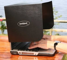 Load image into Gallery viewer, Glare Stomper Ultra-Lightweight Universal Laptop Sun Shade Visor Hood