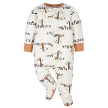 Load image into Gallery viewer, Gerber Baby Boys' 4 Pack Sleep 'N Play Footie, Jungle Blue, Newborn