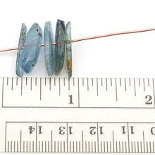 Load image into Gallery viewer, 30 Pcs Long Light Blue Side Drilled Kyanite Spike Beads Avg Length 20mm