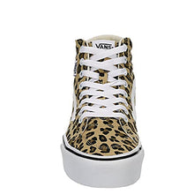 Load image into Gallery viewer, Vans Unisex Filmore High Top Platform Sneaker - Antique White Leopard 7.5
