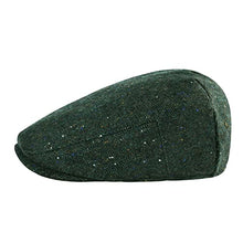 Load image into Gallery viewer, JANGOUL Kids Wool Tweed Flat Cap Herringbone Boy Girl Newsboy Caps Infant Toddler Child Youth Beret Hat Ivy Gatsby Cap (2-3T, Flecked Green)
