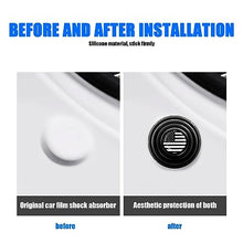 Load image into Gallery viewer, Hawyet 8 PCS Car Door Shock Absorber, Universal Car Door Protection Sticker, Self Adhesive Car Door Soundproof Stickers, Car Door Crash Pad for Most Cars Trucks SUVs (American Flag Black)