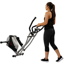 Load image into Gallery viewer, Sunny Health & Fitness SF-E905 Elliptical Machine Cross Trainer with 8 Level Resistance and Digital Monitor
