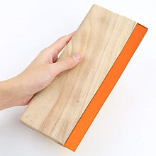 Load image into Gallery viewer, Caydo 3 Pieces 3 Sizes Screen Printing Squeegee, 75 Durometer Wooden Ink Scraper for Screen Printing Fabric, 5.9 Inch, 9.4 Inch and 13.7 Inch