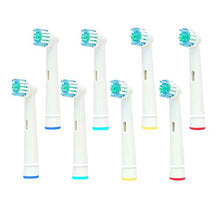 Load image into Gallery viewer, TEQIN 8pcs General Oral B Compatible Electronic Toothbrush Head Replacement for Oral-B EB17-4