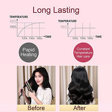 Load image into Gallery viewer, Automatic Hair Curler, Portable Auto Hair Curling Iron Wand with LCD Display, Adjustable 5 Temperature, Curls and Timer Settings, Fast Heating for Hair Styling (Gray)