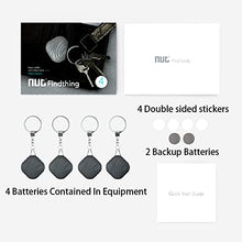 Load image into Gallery viewer, Nutale Key Finder, 4-Pack Bluetooth Tracker Item Locator with Key Chain for Keys Pet Wallets or Backpacks and Tablets