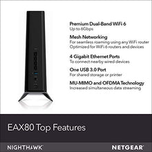 Load image into Gallery viewer, Netgear Nighthawk WiFi 6 Mesh Range Extender EAX80 AX6000 Dual-Band Wireless Signal Booster & Repeater , BLK(Renewed)