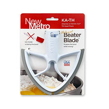 Load image into Gallery viewer, New Metro KA-TH Original Beater Blade Works w/ KitchenAid 4.5 - 5 Qt Tilt-Head Stand Mixers, Grey