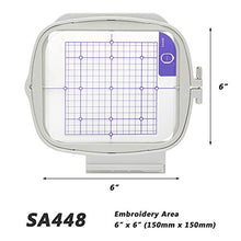Load image into Gallery viewer, Sew Tech SA448 Embroidery Hoop for Brother Innovis XV8500D NQ1400E Dream Maker VE2200 Babylock Solaris Destiny Flourish Spirit Unity etc, Sewing and Embroidery Machine Hoop