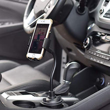 Load image into Gallery viewer, Cup Phone Holder for car Universal Adjustable Gooseneck Portable Cup Holder Car Mount for iPhone X / 8/8+ / 7/7 Plus / 6/6+, Samsung