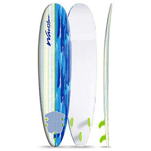 Load image into Gallery viewer, Wavestorm 8' Surfboard, Blue Mix, WS18-SFR104-BSH-S