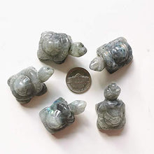 Load image into Gallery viewer, Gemgogo 2 Pcs White Moonstone Crystals and Healing Stones Tortoise, 1.5 Inches Reiki Pocket Gemstone Figurines Room Decor Gemstone