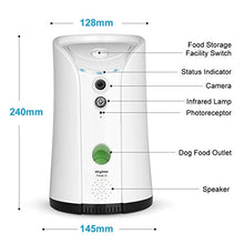 Load image into Gallery viewer, SKYMEE Dog Camera Treat Dispenser,WiFi Full HD Pet Camera with Two-Way Audio and Night Vision,Compatible with Alexa(White)