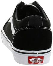 Load image into Gallery viewer, Vans Men's Low-Top Sneakers, Black Suede Canvas Black White C24, 9 UK