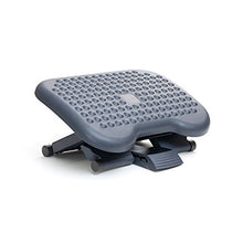 Load image into Gallery viewer, Mind Reader Comfy Rest, Ergonomic Foot, Pressure Relief for Comfort, Back, and Body, 3 Height, Black