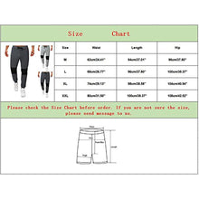 Load image into Gallery viewer, Men's Nine-Point Sweatpants Men Casual Hiking Trousers Sports Outdoor Drawstring Stretch Work Pants Trousers with Pockets Dark Gray