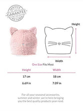 Load image into Gallery viewer, accsa Toddler Kid Girls Christmas Halloween Winter Fluffy Cat Ear Beanie Hat Pink 3-6Y