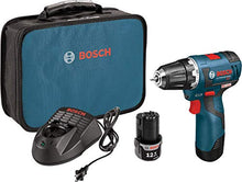 Load image into Gallery viewer, Bosch PS32-02 Cordless Drill Driver - 12V Brushless Compact Drill with 2 Lithium Ion Batteries, Charger & Soft Carrying Case