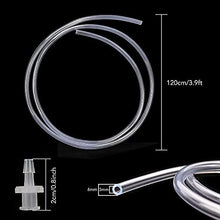 Load image into Gallery viewer, DEPEPE 2pcs 100ml Large Plastic Syringe with 2pcs 47in Handy Plastic Tubing and Luer Connections for Scientific Labs, Measuring, Watering, Refilling, Filtration, Feeding