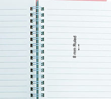 Load image into Gallery viewer, Spiral Notebook, 4 Pcs A5 Thick Plastic Hardcover 8mm Ruled 4 Color 80 Sheets -160 Pages Journals for Study and Notes (Light Pink,Light Green,Light Blue,ivory, A5 5.7" x 8.3"-Ruled)