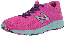 Load image into Gallery viewer, New Balance Kid's Fresh Foam Arishi V2 Bungee Running Shoe, Fusion/Hilite, 6.5 M US Big Kid (8-12 Years)