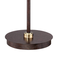 Load image into Gallery viewer, Calyx Industrial Downbridge Floor Lamp Bronze Cognac Glass Dimmable Antique LED Edison Bulb for Living Room Reading Office - Franklin Iron Works