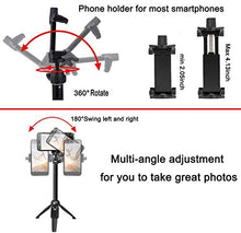 Load image into Gallery viewer, Selfie Stick, 40 inch Extendable Selfie Stick Tripod,Phone Tripod with Wireless Remote Shutter Compatible with iPhone 12 11 pro Xs Max Xr X 8Plus 7, Android, Samsung Galaxy S20 S10,Gopro and More