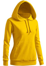 Load image into Gallery viewer, CLOVERY Women's Comfortable Fabric Long Sleeve Hoodie Yellow Small