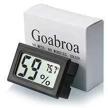 Load image into Gallery viewer, Goabroa Mini Hygrometer Thermometer Digital Indoor Humidity Gauge Monitor with Temperature Meter Sensor Fahrenheit (℉)