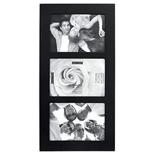 Load image into Gallery viewer, Malden - 951-346 4x6 3-Opening Collage Picture Frame - Displays Three 4x6 Pictures - Black