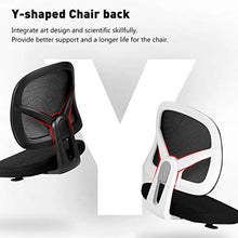 Load image into Gallery viewer, HBADA Office Chair, Mesh Desk Task Chair, Ergonomic Computer Chair with Adjustable Height for Adults and Kids,White