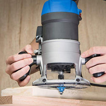 Load image into Gallery viewer, Hiltex 10100 Tungsten Carbide Router Bits, 15 Piece Router Bit Set, 1/4” Shank Tungsten Carbide Router Bits, Router Bits for Woodworking on Wood