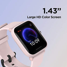 Load image into Gallery viewer, Amazfit Bip U Pro Smart Watch with Alexa Built-In for Men Women, GPS Fitness Tracker with 60+ Sport Modes, Blood Oxygen Heart Rate Sleep Monitor, 5 ATM Waterproof, for iPhone Android Phone (Pink)