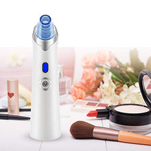 Load image into Gallery viewer, Blackhead Remover Pore Vacuum - USB Rechargeable Facial Acne Cleaner Comedone Suction Treatment LED Display with 4 Replaceable Suction Head (Blue)
