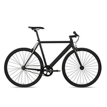 Load image into Gallery viewer, 6KU Aluminum Fixed Gear Single-Speed Fixie Urban Track Bike, Shadow Black, 55cm/M