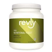 Load image into Gallery viewer, Revly Vegan Nutritional Yeast Non-Fortified Superfood 15.9 Oz. Powder - 6g Protein, Amino Acids, Vitamins, Minerals - 30 Servings