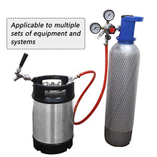 Load image into Gallery viewer, PERA 2 Pair Ball Lock MFL Beer Keg Disconnect Set with Swivel Nuts (2) 5/16 Gas, 1/4 Liquid Barbed